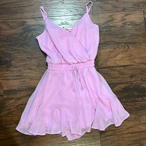 Mi Ami Chiffon Lilac Romper